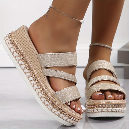 Jana | Women's Sequin Summer Sandals