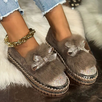 Eleonora | Women's Sequin Casual Crystal Loafers