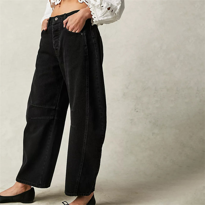 Margarida | Women's Oversized Wide-Leg High Jeans