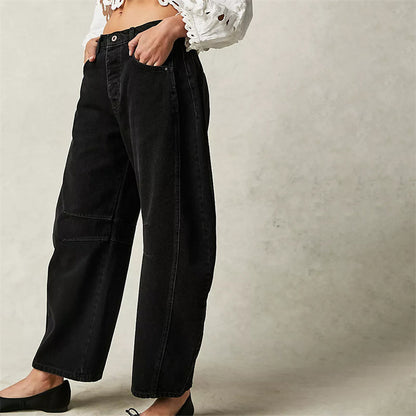 Margarida | Women's Oversized Wide-Leg High Jeans