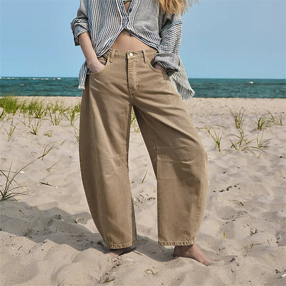 Margarida | Women's Oversized Wide-Leg High Jeans