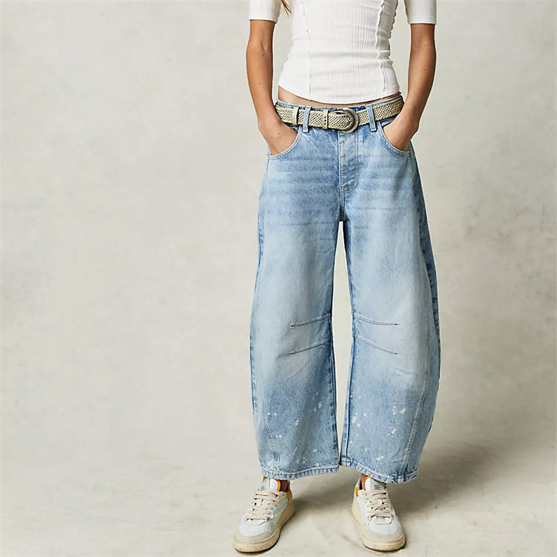 Margarida | Women's Oversized Wide-Leg High Jeans