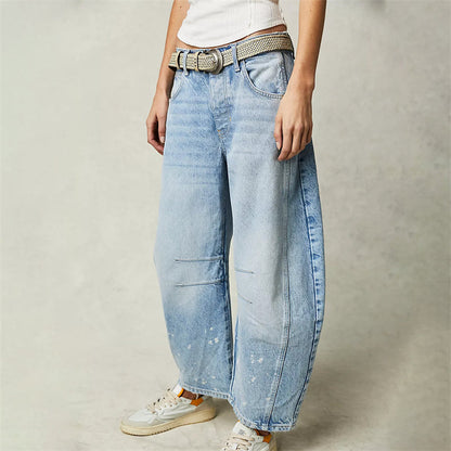 Margarida | Women's Oversized Wide-Leg High Jeans