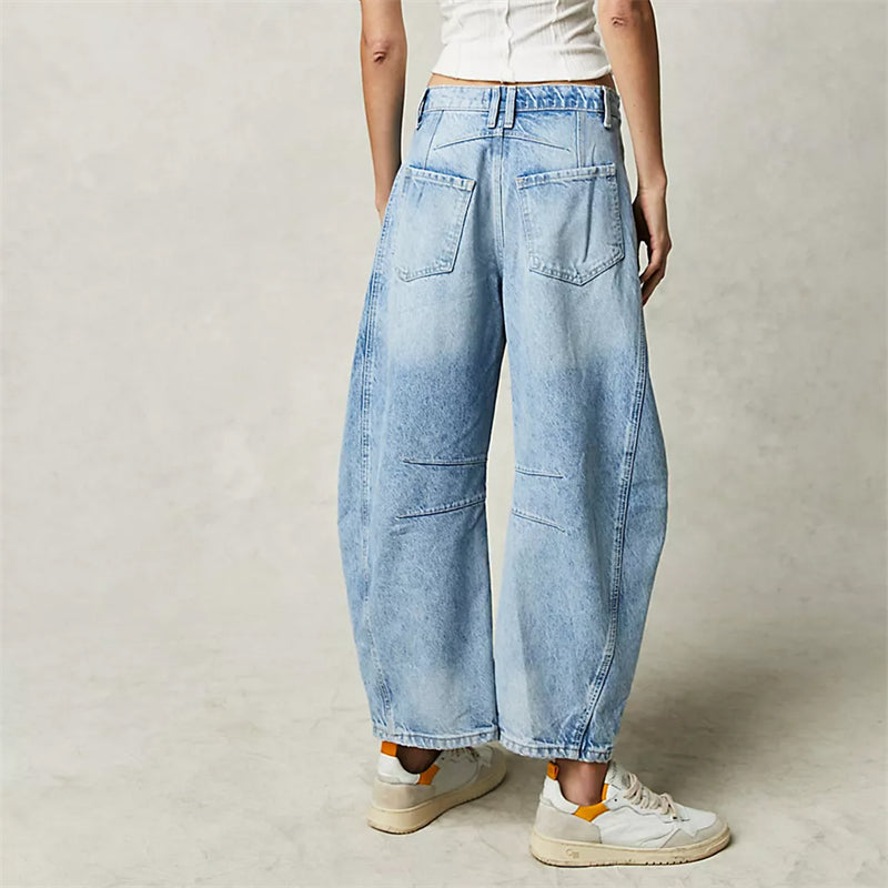 Margarida | Women's Oversized Wide-Leg High Jeans