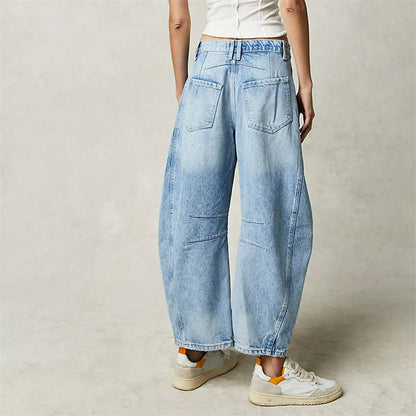 Margarida | Women's Oversized Wide-Leg High Jeans