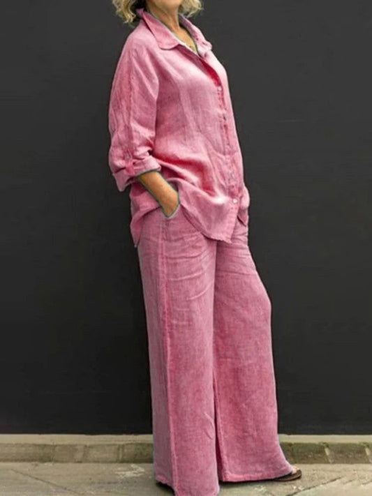 Epidote | Women's Oversized Wide-Leg Piece Trousers