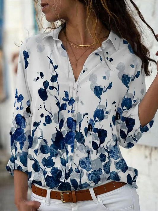 Malaria | Women's Oversized Casual Geometric Shirt