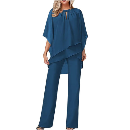 Pietersite | Women's Lace Chiffon Wide-Leg Wedding Top