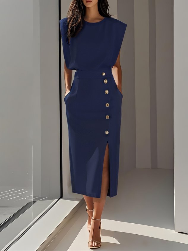 Dorothee | Women's Midi Effortless Charm Dress