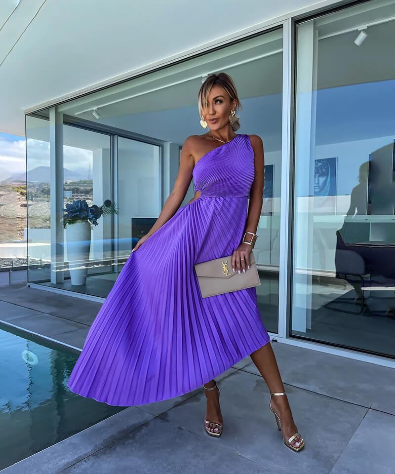 Felandra | Women's Midi Wedding Guest Evening Dress
