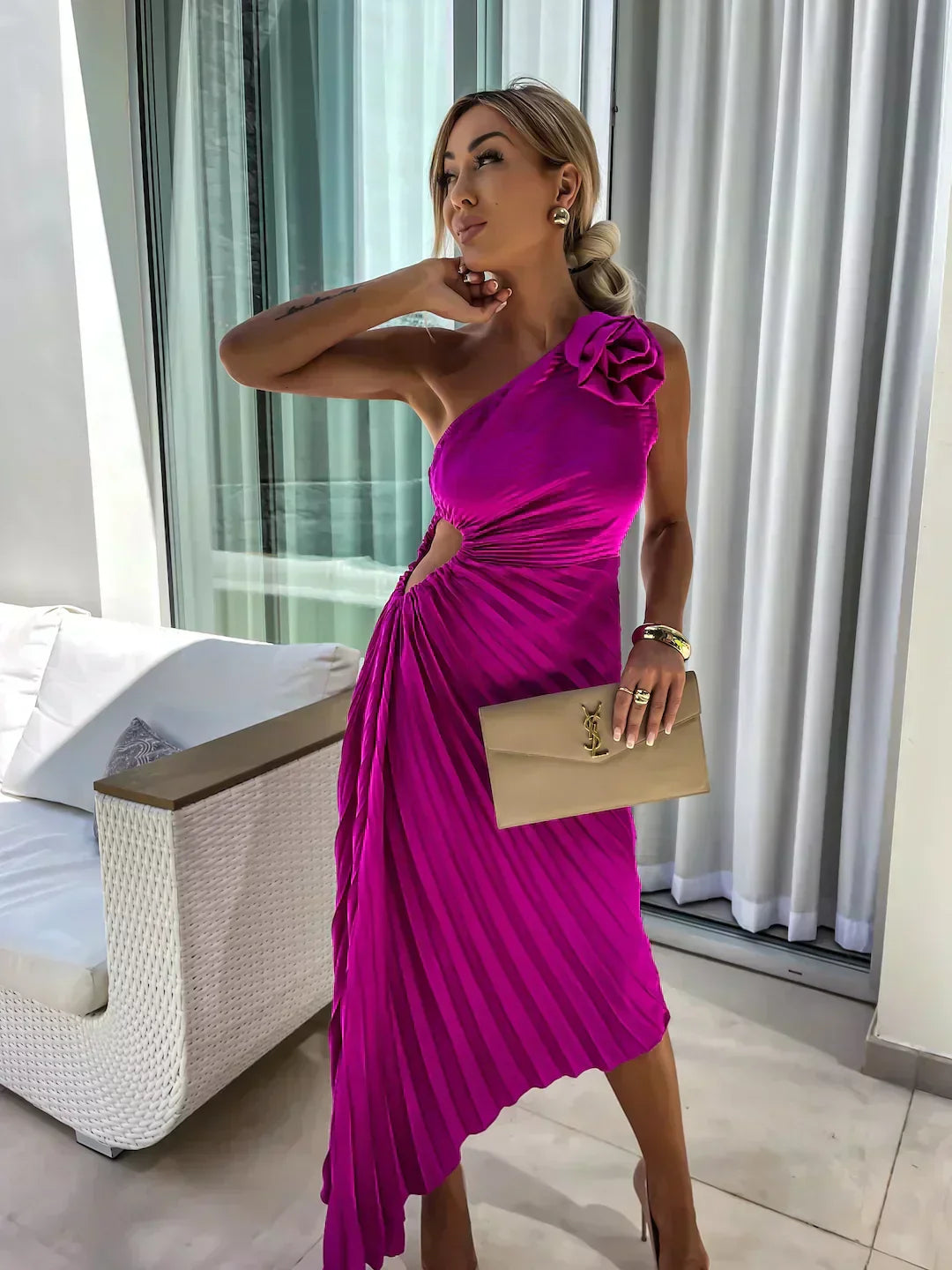Deluma | Women's Floral Wedding Guest Dress