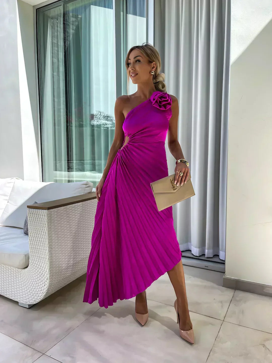 Deluma | Women's Floral Wedding Guest Dress