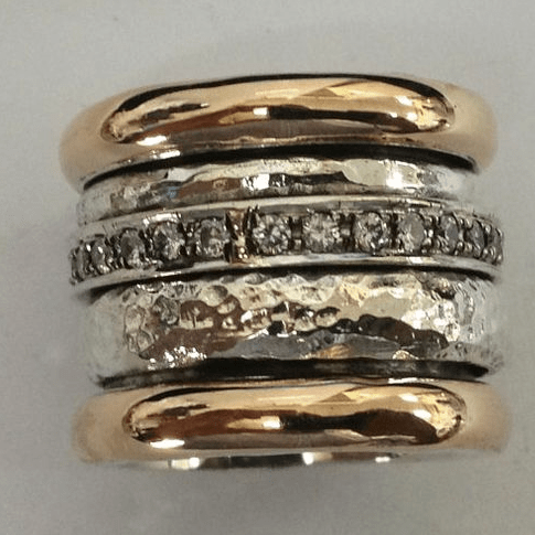 Aleena | Women's Retro Layered Thick Ring