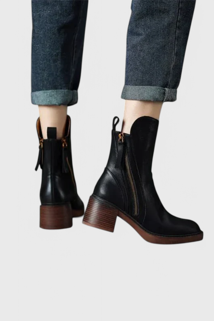 Damara | Women's Workwear Sleek Ankle Boots