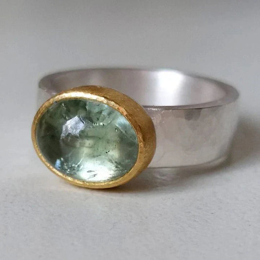 Xaria | Women's Retro Rounded Stone Ring