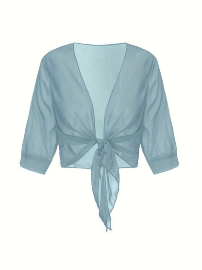 Nalella | Women's Floral Oversized Wide-Leg Beach Top
