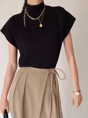 Velira | Women's Lace High-Neck Wide-Leg Summer Top