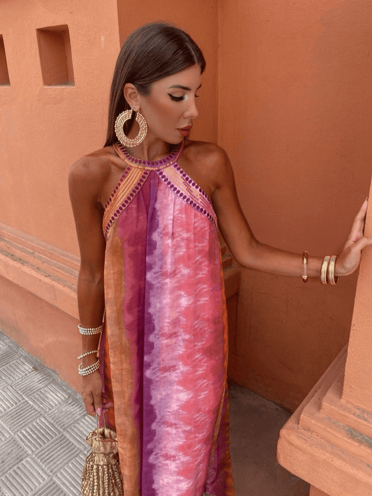 Valena | Women's Wedding Guest Ombre Dress