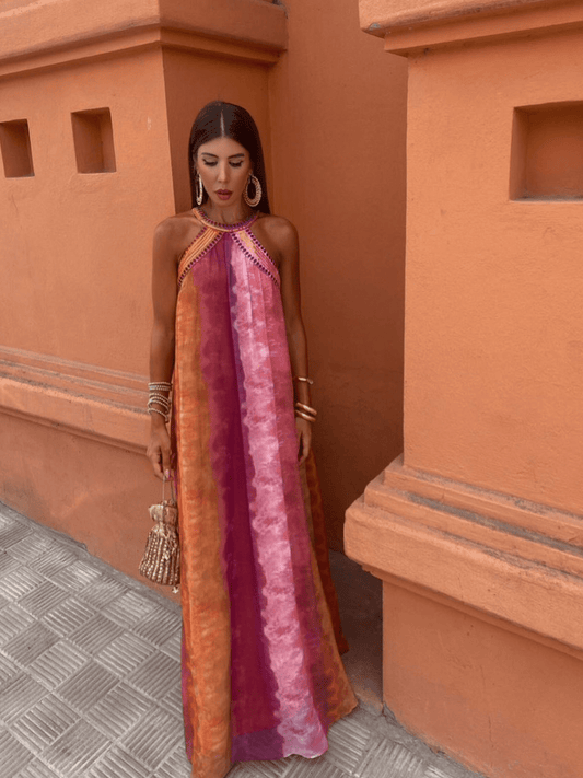 Valena | Women's Wedding Guest Ombre Dress