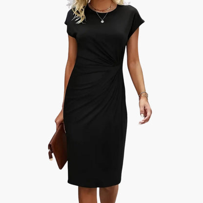 Millicent | Women's Midi Workwear Round Dress