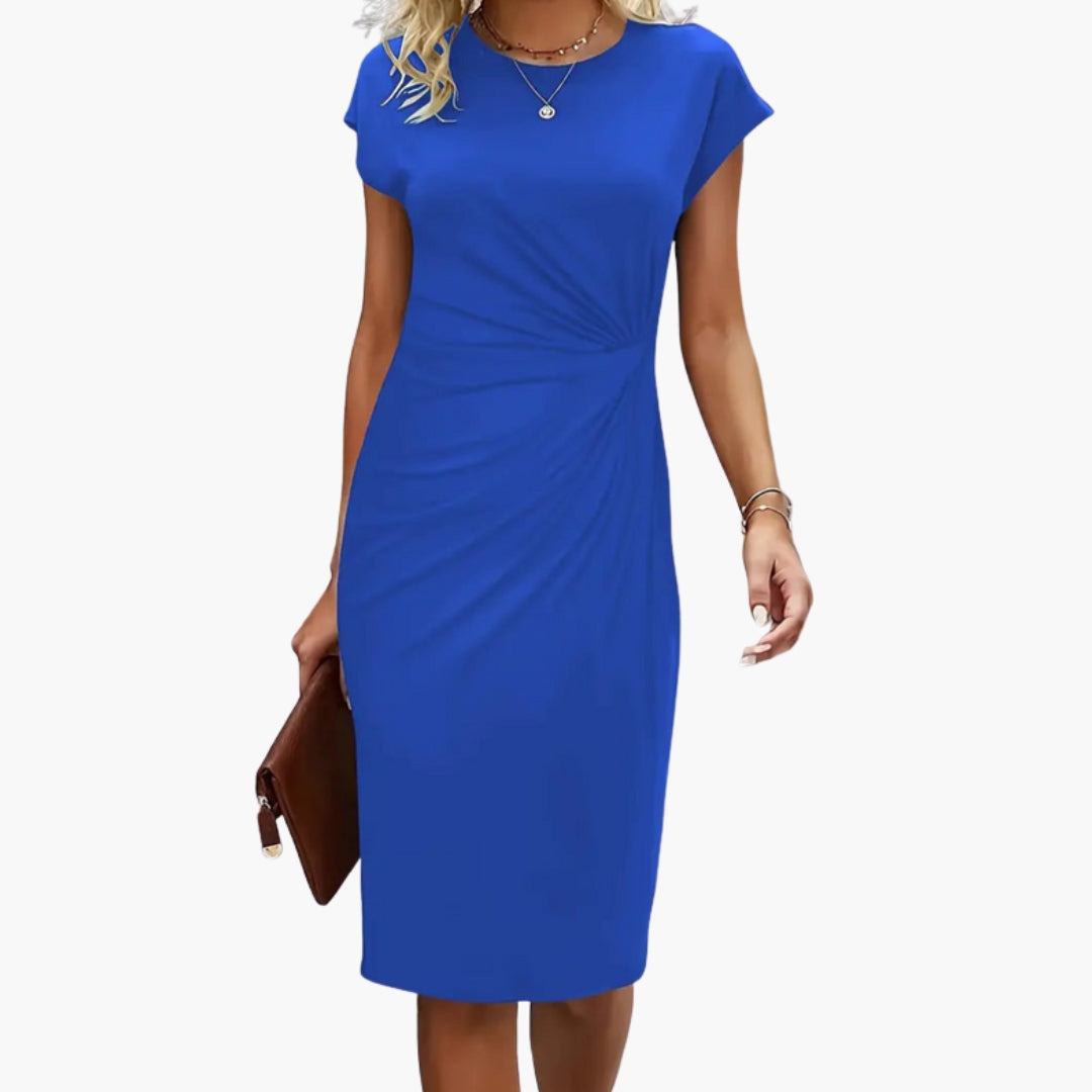 Millicent | Women's Midi Workwear Round Dress