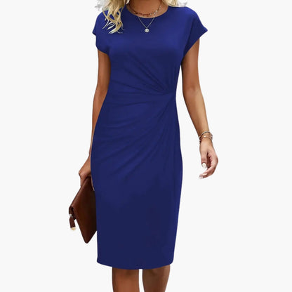 Millicent | Women's Midi Workwear Round Dress
