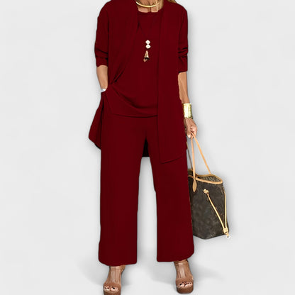 Bahjat | Women's Oversized Wide-Leg Three Set