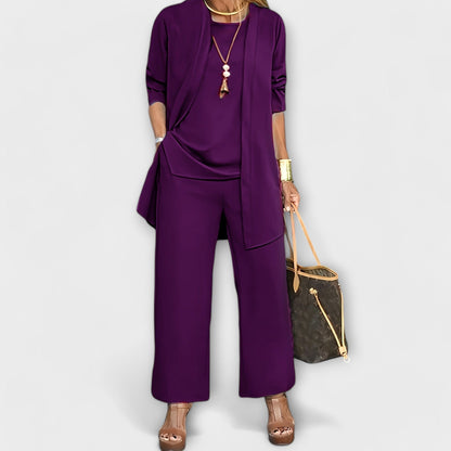 Bahjat | Women's Oversized Wide-Leg Three Set