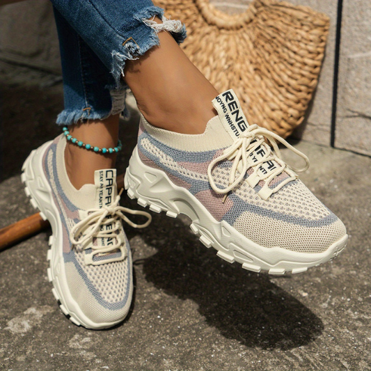 Kerstin | Women's Lace Breathable Mesh Trainers