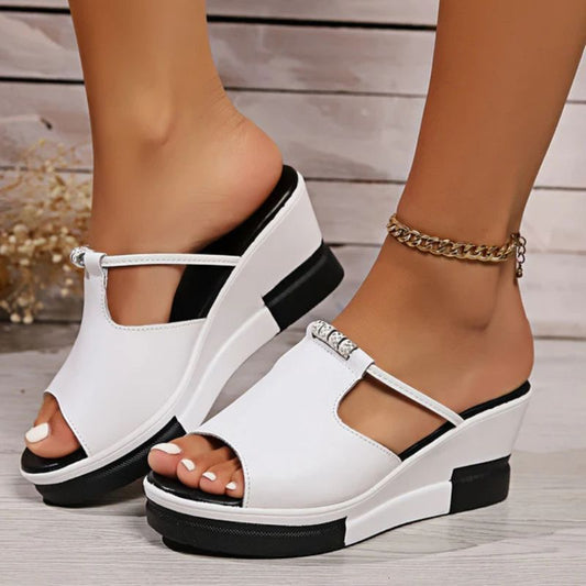 Rigmor | Women's Lace Summer Platform Sandals