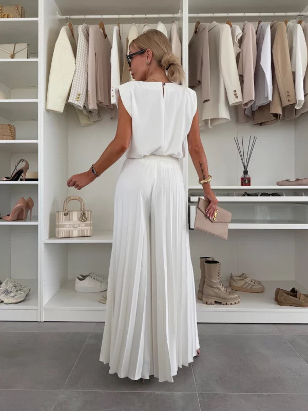 Diseline | Women's Oversized Wide-Leg Casual Set
