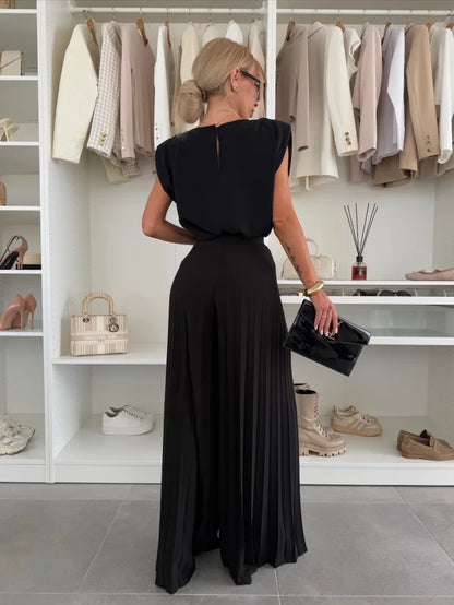 Diseline | Women's Oversized Wide-Leg Casual Set