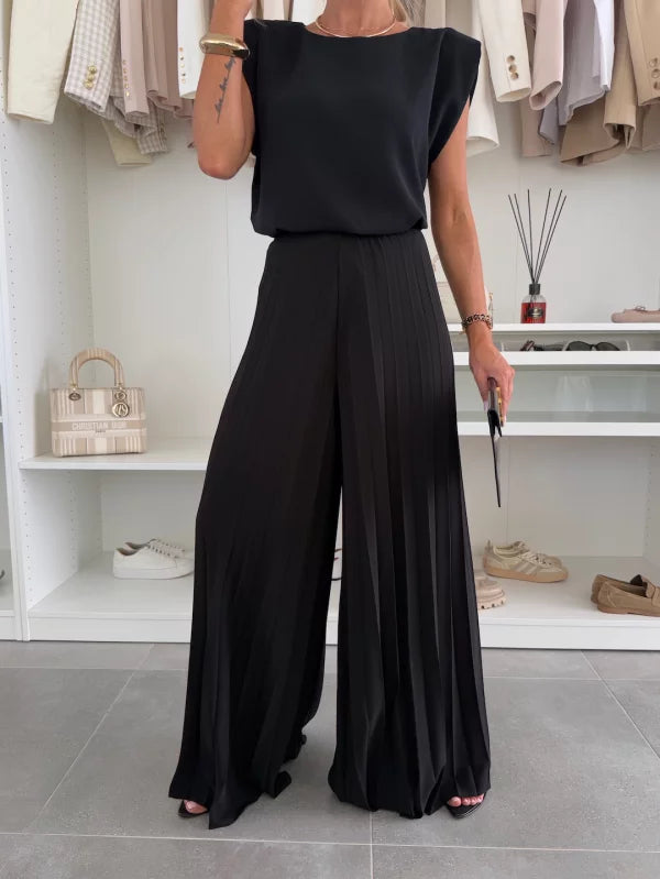 Diseline | Women's Oversized Wide-Leg Casual Set