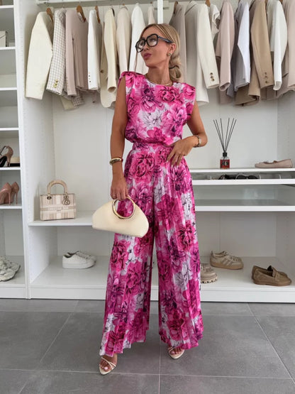 Diseline | Women's Oversized Wide-Leg Casual Set