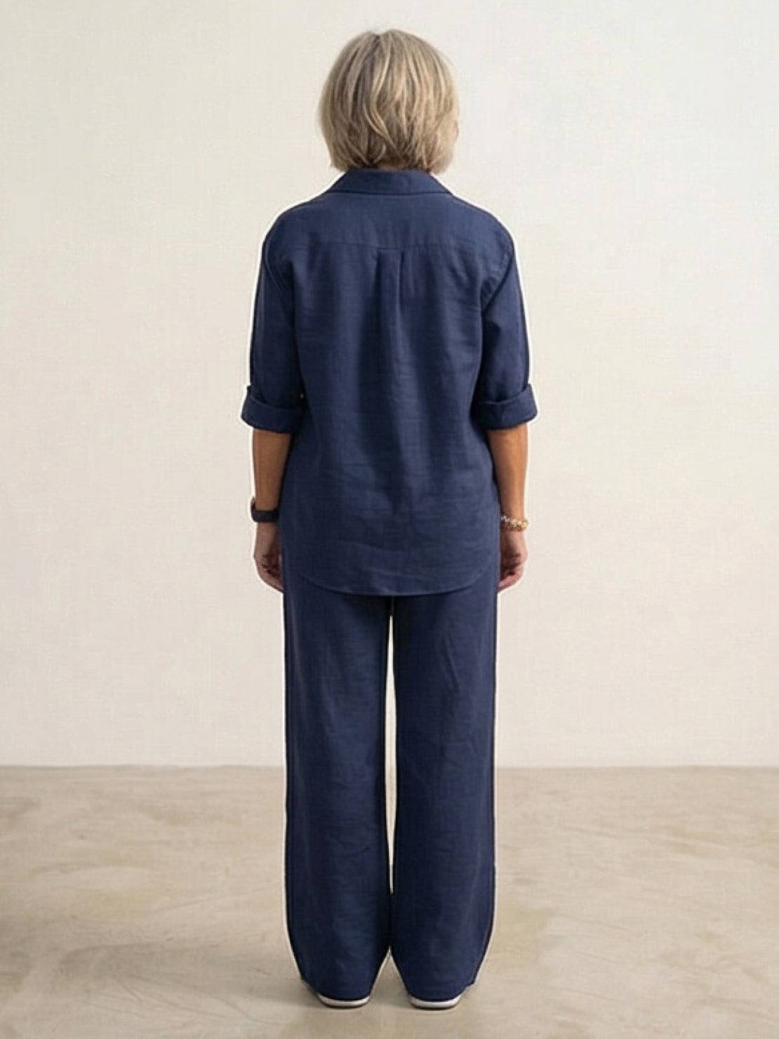 Hauyne | Women's Oversized Wide-Leg Casual Set