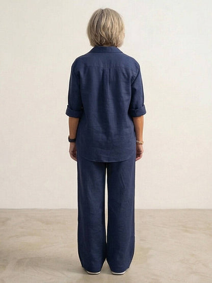 Hauyne | Women's Oversized Wide-Leg Casual Set