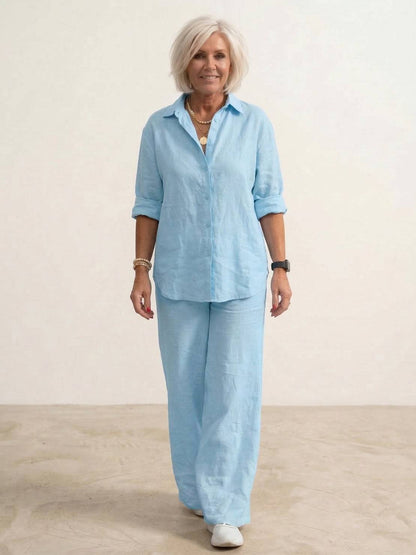 Hauyne | Women's Oversized Wide-Leg Casual Set