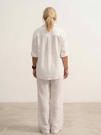 Hauyne | Women's Oversized Wide-Leg Casual Set