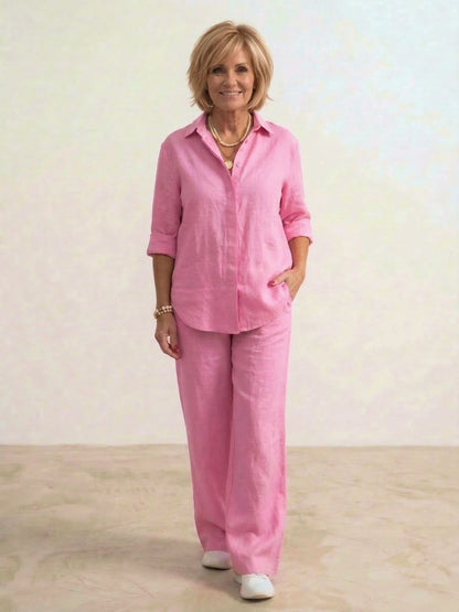 Hauyne | Women's Oversized Wide-Leg Casual Set