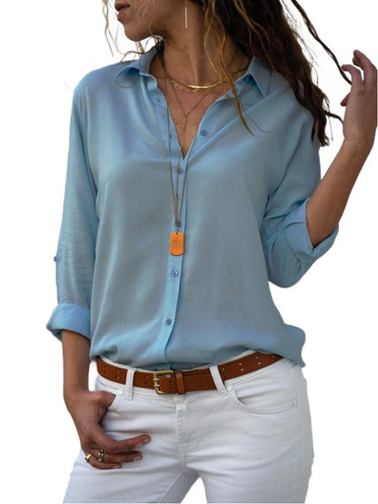 Velaria | Women's Oversized Workwear Sleeve Shirt