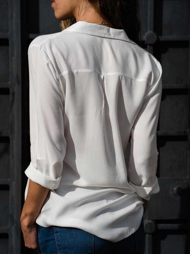 Velaria | Women's Oversized Workwear Sleeve Shirt