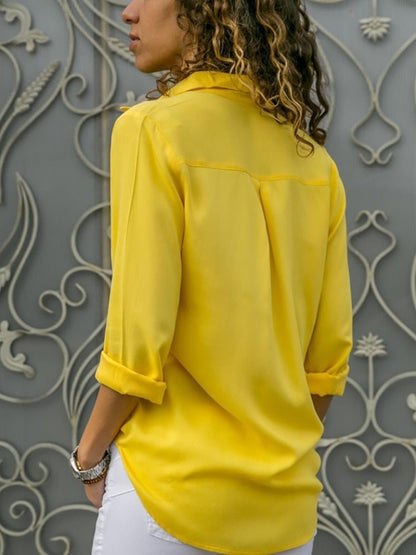 Velaria | Women's Oversized Workwear Sleeve Shirt