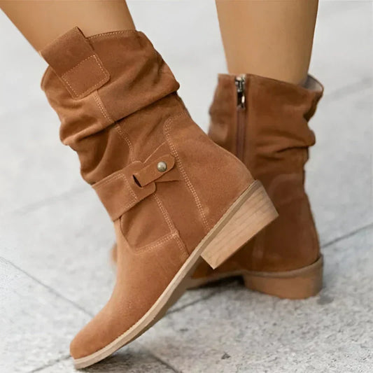 Silvana | Women's Workwear Elegant Plush Boots