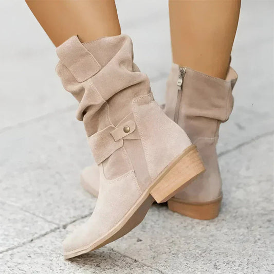 Silvana | Women's Workwear Elegant Plush Boots