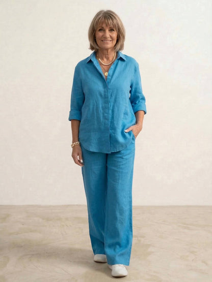Hauyne | Women's Oversized Wide-Leg Casual Set