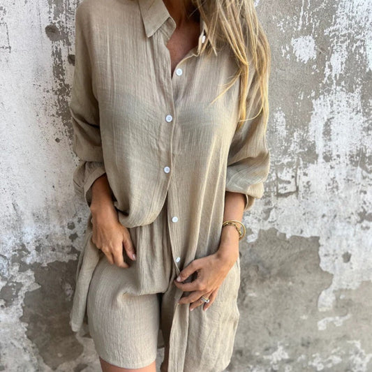 Goldstone | Women's Wide-Leg Beach Two-Piece Set