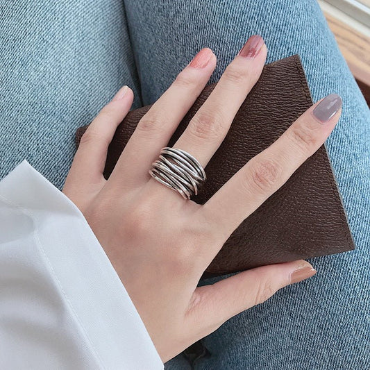Savara | Women's Sterling Silver Adjustable Ring
