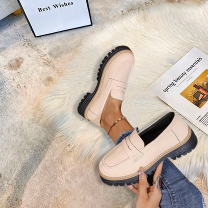 Kalliope | Women's Workwear Chunky Platform Loafers