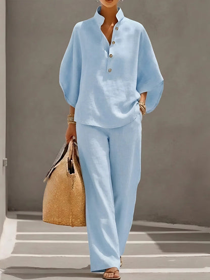 Disella | Women's Oversized Wide-Leg Wide Set