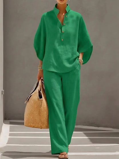 Disella | Women's Oversized Wide-Leg Wide Set